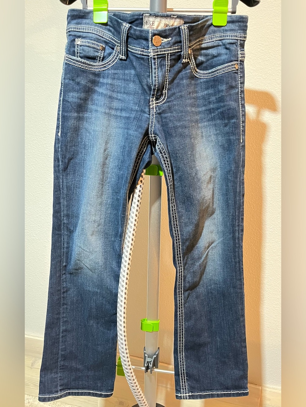 BKE Women's Dark Blue Boot Cut Jeans